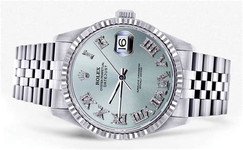 rolex light blue dial